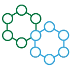 Icon für mikromolekulare Technologie
